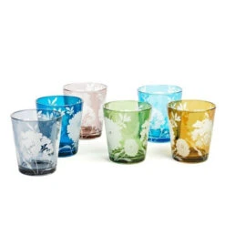 POLSPOTTEN Peony Glas Set Van 6