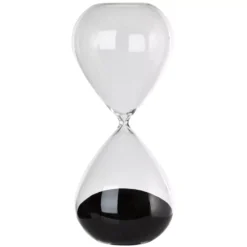 POLSPOTTEN Sandglass Ball Woondecoratie L Zwart