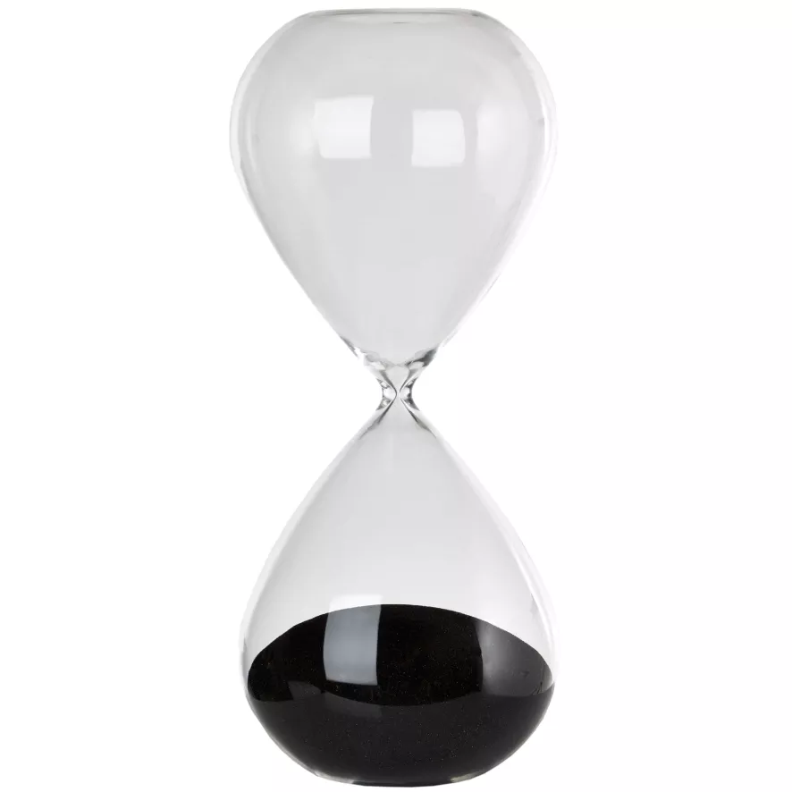 POLSPOTTEN Sandglass Ball Woondecoratie L Zwart 3 POLSPOTTEN Sandglass Ball Woondecoratie L Zwart