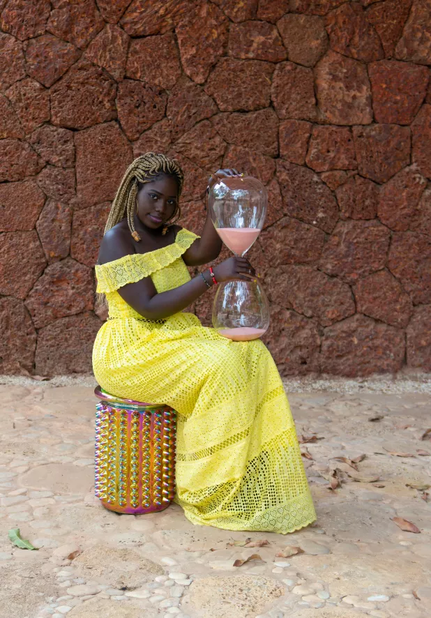 POLSPOTTEN Sandglass Ball Woondecoratie L Zwart 11 POLSPOTTEN Sandglass Ball Woondecoratie L Zwart - Afbeelding 9