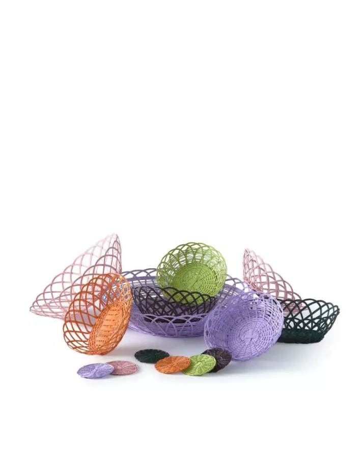 POLSPOTTEN Bakkie Schaal Metaal Rond Ø28 X H10 Lace Bordeaux 8 POLSPOTTEN Bakkie Schaal Metaal Rond Ø28 X H10 Lace Bordeaux - Afbeelding 6