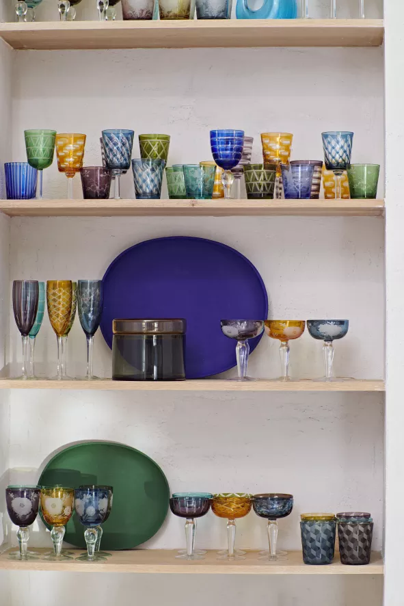 POLSPOTTEN Multicolour Cuttings Champagneglas Set Van 6 13 POLSPOTTEN Multicolour Cuttings Champagneglas Set Van 6 - Afbeelding 11