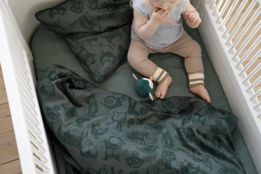 Sebra Forest Junior Dekbedovertrek 100x140 Dark Amber 6 Sebra Forest Junior Dekbedovertrek 100x140 Dark Amber - Afbeelding 4