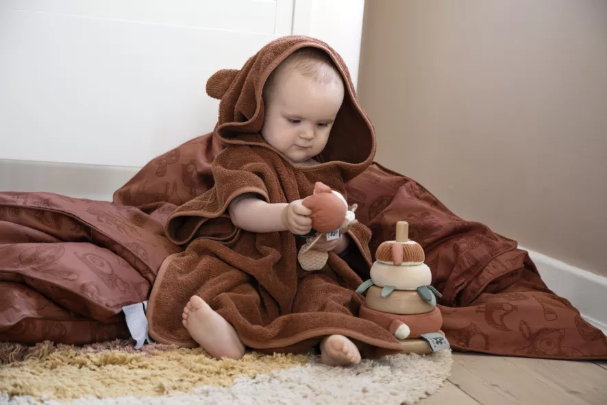 Sebra Forest Junior Dekbedovertrek 100x140 Dark Amber 7 Sebra Forest Junior Dekbedovertrek 100x140 Dark Amber - Afbeelding 5