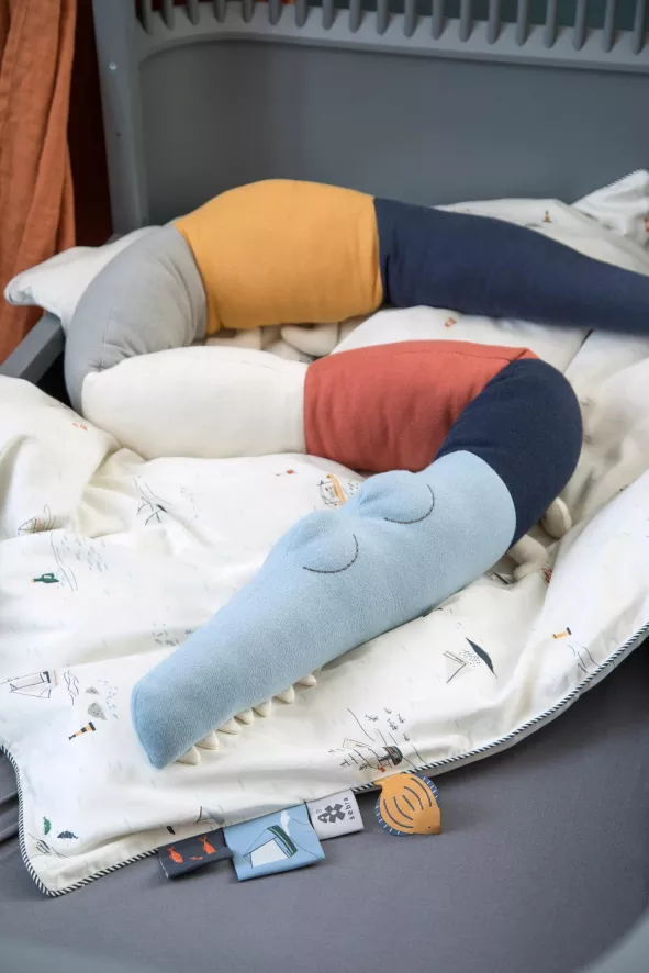 Sebra Sleepy Croc Knuffel Elephant Grey 11 Sebra Sleepy Croc Knuffel Elephant Grey - Afbeelding 9