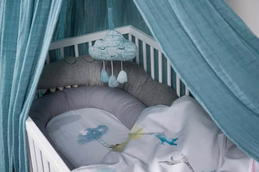 Sebra Sleepy Croc Knuffel Elephant Grey 6 Sebra Sleepy Croc Knuffel Elephant Grey - Afbeelding 4