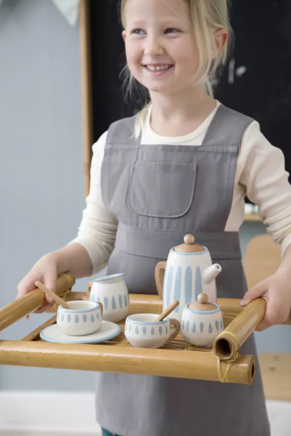Sebra Wooden Teaset Speelgoed 6 Sebra Wooden Teaset Speelgoed - Afbeelding 4