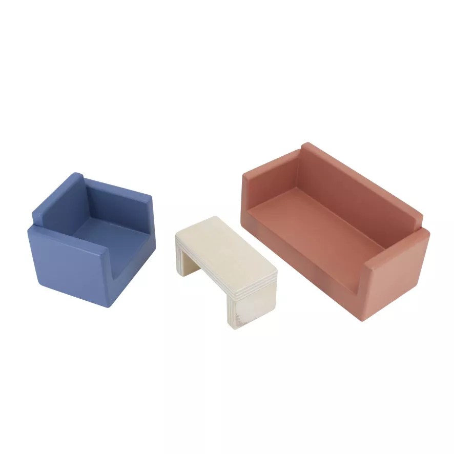 Sebra Woonkamer Speelgoed Voor The Sebra's Poppenhuis 4 Sebra Woonkamer Speelgoed Voor The Sebra's Poppenhuis - Afbeelding 2