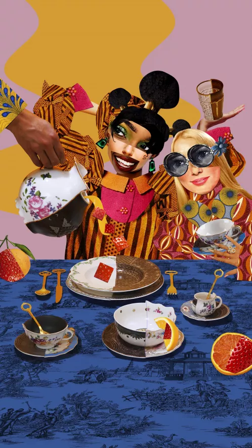 Seletti Hybrid Dessertbord Ø20 Zoe 13 Seletti Hybrid Dessertbord Ø20 Zoe - Afbeelding 11