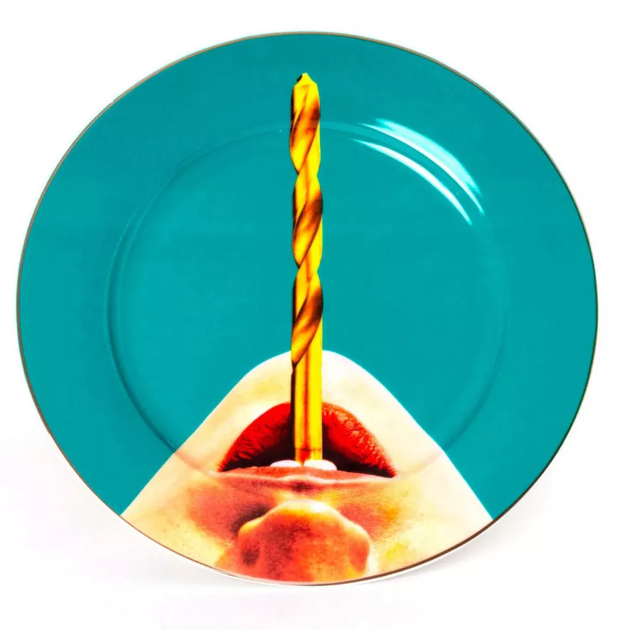 Seletti Toiletpaper Dinerbord Ø27 Porselein Drill 9 Seletti Toiletpaper Dinerbord Ø27 Porselein Drill - Afbeelding 7