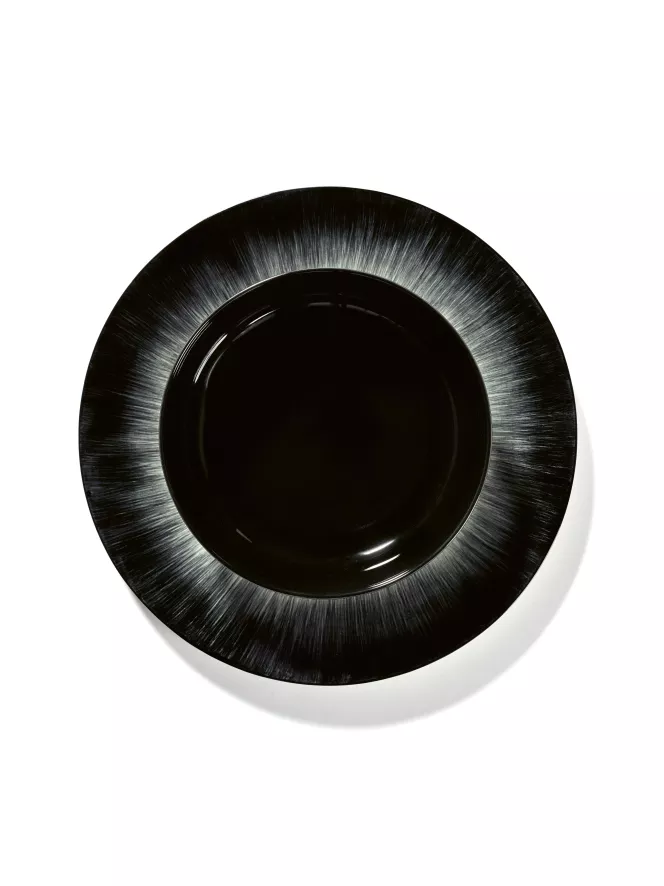 Serax Dé Tableware By Ann Demeulemeester Dinerbord Ø28 White/black 4 12 Serax Dé Tableware By Ann Demeulemeester Dinerbord Ø28 White/black 4 - Afbeelding 10