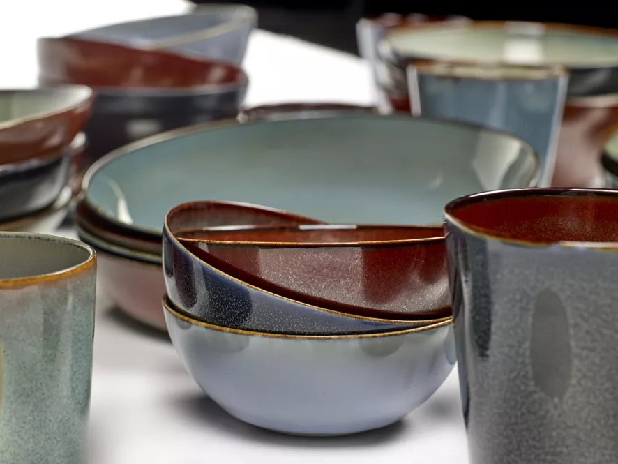 Serax Terres De Rêves By Anita Le Grelle Kom Ø15,5 Smokey Blue 9 Serax Terres De Rêves By Anita Le Grelle Kom Ø15,5 Smokey Blue - Afbeelding 7