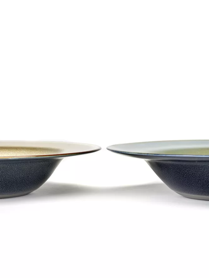 Serax Terres De Rêves By Anita Le Grelle Pastabord Ø21,3 Smokey/dark Blue 6 Serax Terres De Rêves By Anita Le Grelle Pastabord Ø21,3 Smokey/dark Blue - Afbeelding 4