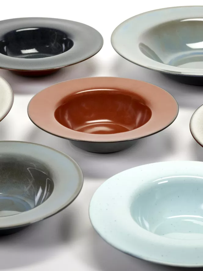 Serax Terres De Rêves By Anita Le Grelle Pastabord Ø21,3 Smokey/dark Blue 7 Serax Terres De Rêves By Anita Le Grelle Pastabord Ø21,3 Smokey/dark Blue - Afbeelding 5