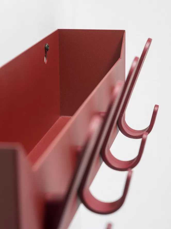 Van Esch Krok Box Kapstok Wit 5 Van Esch Krok Box Kapstok Wit - Afbeelding 3