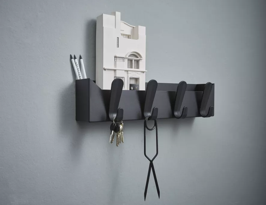 Van Esch Krok Box Kapstok Wit 9 Van Esch Krok Box Kapstok Wit - Afbeelding 7