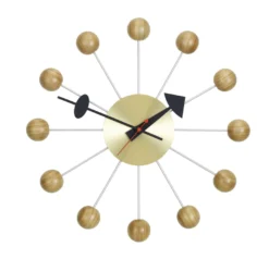 Vitra Ball Clock Klok Ø33 Cherry Wood