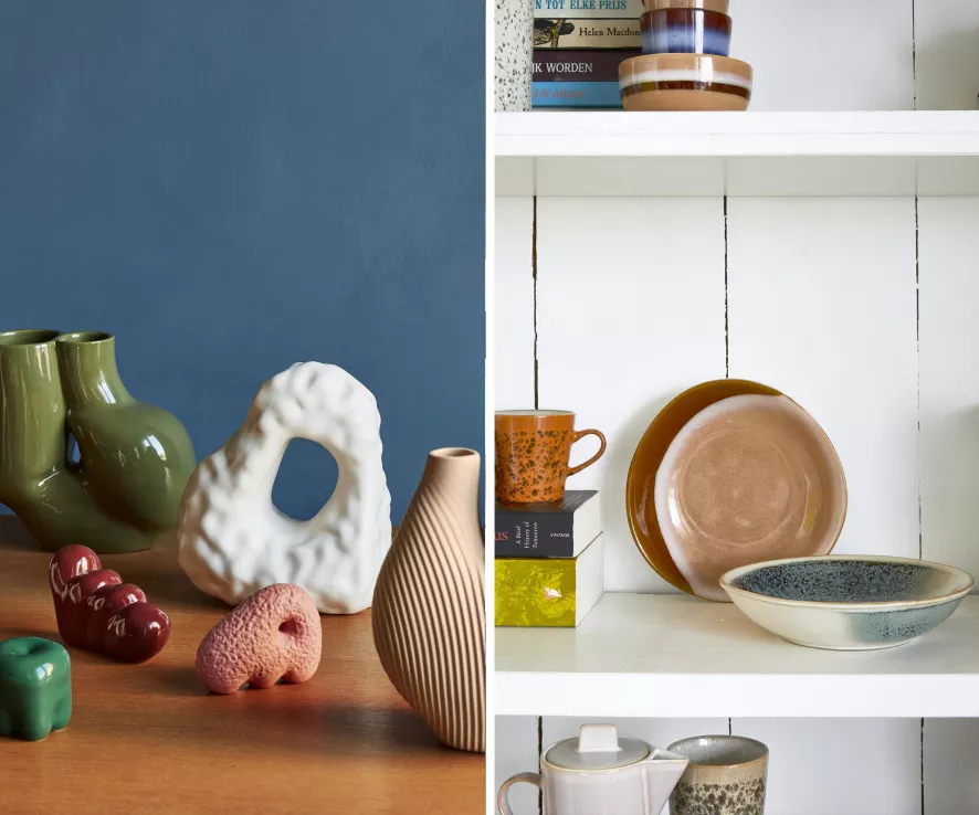 HKliving 70's Ceramic Americano Mok Kopjes Set Van 4 Galileo 17 HKliving 70's Ceramic Americano Mok Kopjes Set Van 4 Galileo - Afbeelding 15