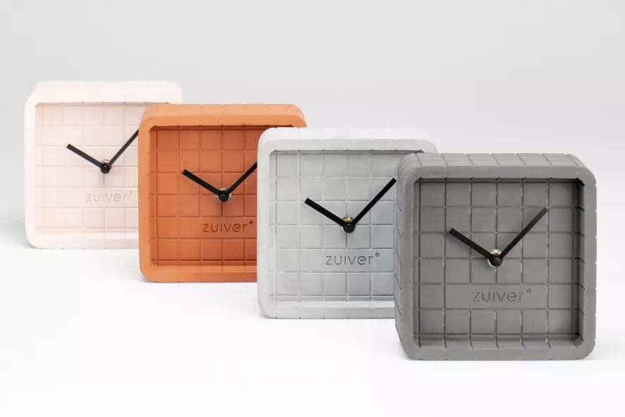 Zuiver Cute Klok Beton Roze 11 Zuiver Cute Klok Beton Roze - Afbeelding 9